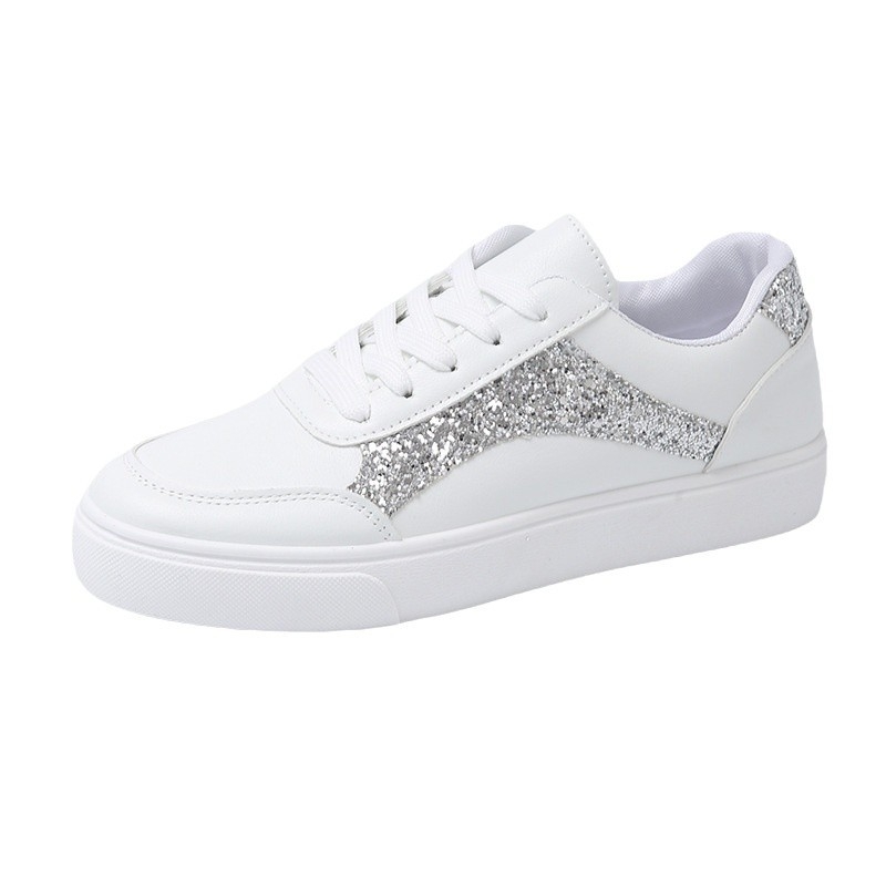 Fehér cipők nőknek nyár 2024 tavasz új Joker robbanások diák sport lapos talpú casual board cipők egy generáció haj