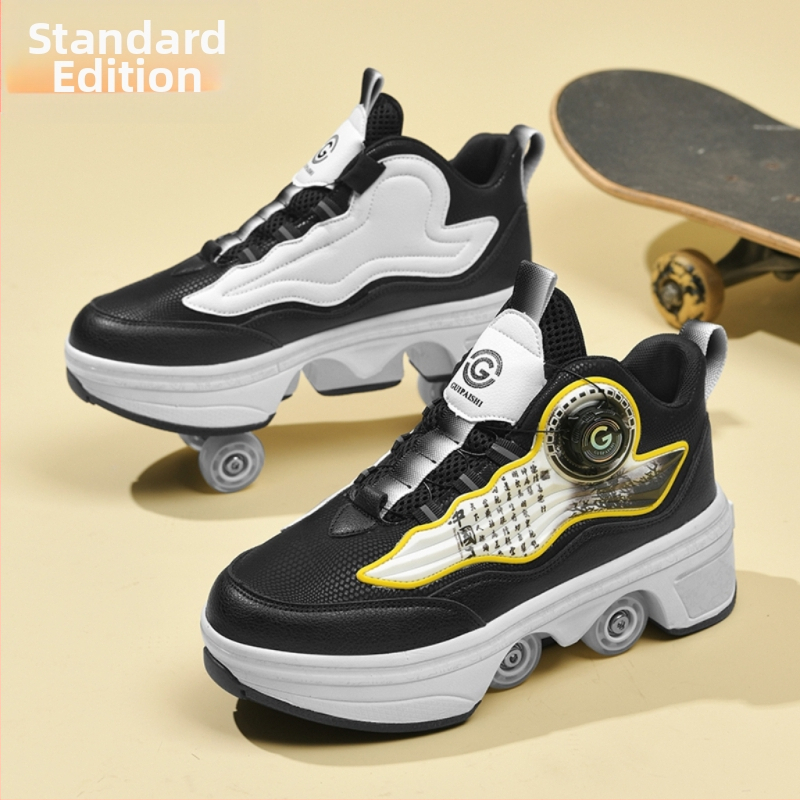 Laste Runaway kingad tüdrukute nähtamatud neljarattalised kahanevad poiste plahvatusohtlikud kõndimiskingad tüdrukute uued täiskasvanute rihmarattad algkooliõpilastele