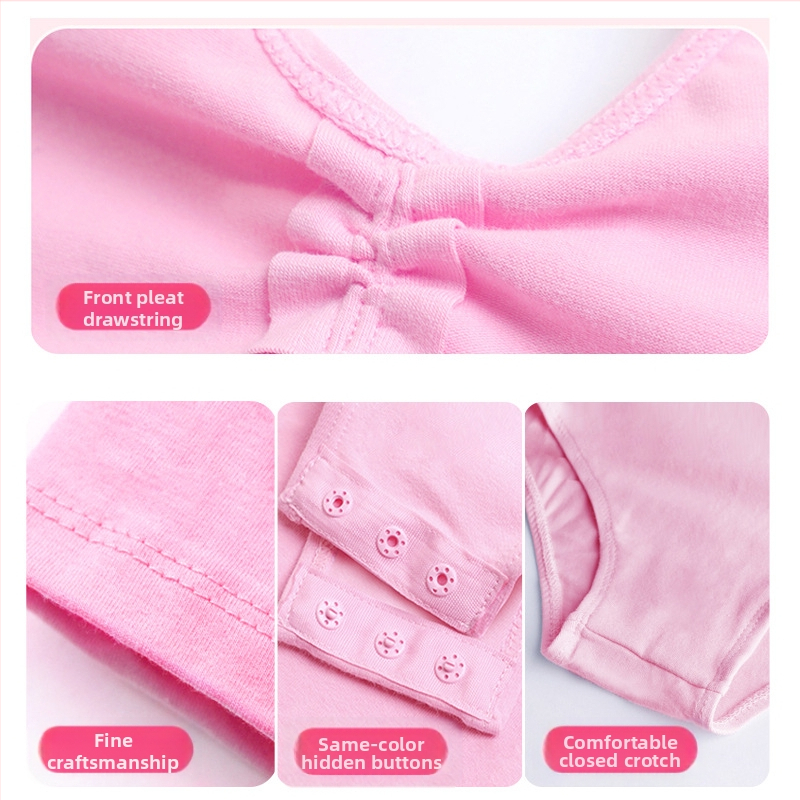 Детско танцово облекло, Дамско лятно боди с къс ръкав, Облекло за изпити по балетна гимнастика за момичета, Облекло за практикуване на китайски танци