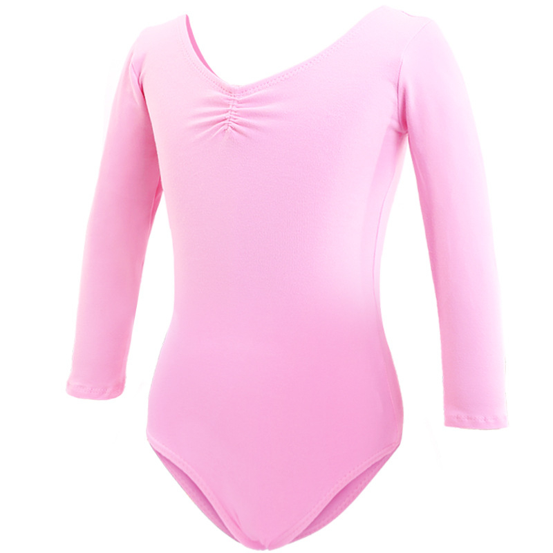 Детско танцово облекло, Дамско лятно боди с къс ръкав, Облекло за изпити по балетна гимнастика за момичета, Облекло за практикуване на китайски танци