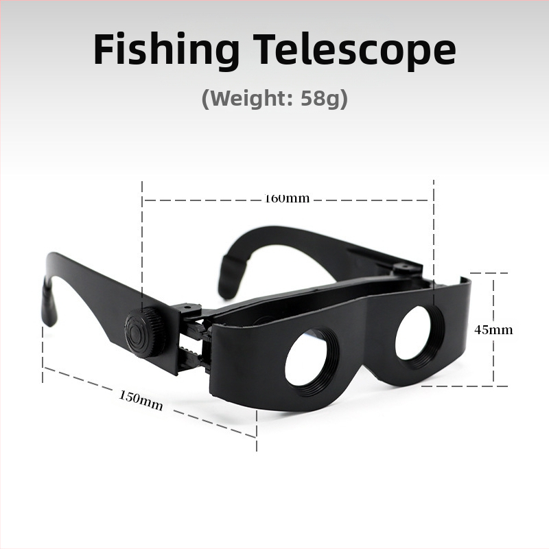 Uued kalastusteleskoobi prillid, mis on suure võimsusega kõrglahutusega hämaras nägemiseks mõeldud öise nägemisega kalastusprillid, kaasaskantavad õues kasutamiseks