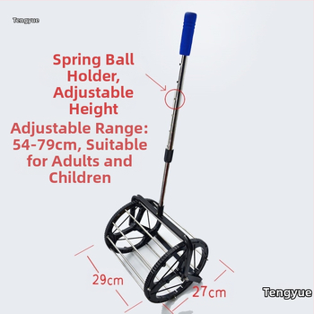 Tennisepallide korjaja trumlitüüpi automaatne pallide korjaja pallide korjaja treeningserveri raam, mida on lihtne korvi peale võtta