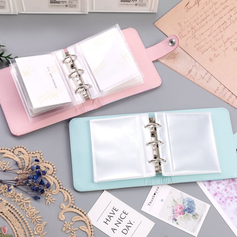 Идол албум звезда преследва момиче малък картон за съхранение на подвижни листа три инчова снимка дворец решетка полароид фотоалбум колекция картичка