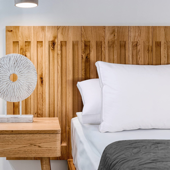 Star Hotel magamispadi küljel magajale, mugav õlapehme tugi, kvaliteetsed kiudtäidisega magamistoatarbed