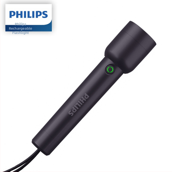 Φακός Philips Ισχυρό φως Επαναφορτιζόμενος εξωτερικός φακός εξαιρετικά φωτεινός μεγάλης εμβέλειας εξαιρετικά μεγάλης διάρκειας ζωής μπαταρίας ορειβασίας φορητός οικιακός μικρός φακός