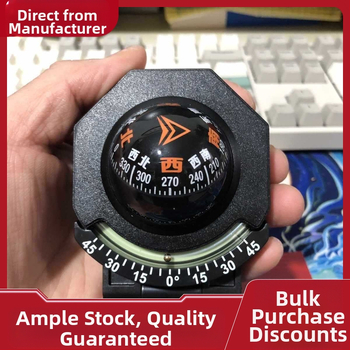 Автомобилен компас топка автомобилен компас с ниво на наклон две в едно светещ високо прецизен китайски многофункционален