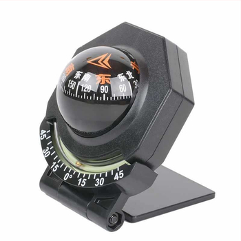 Πυξίδα αυτοκινήτου με μπάλα πυξίδας αυτοκινήτου με κλίση δύο σε ένα φωτεινή υψηλής ακρίβειας κινεζική πολυλειτουργική