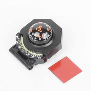 Πυξίδα αυτοκινήτου με μπάλα πυξίδας αυτοκινήτου με κλίση δύο σε ένα φωτεινή υψηλής ακρίβειας κινεζική πολυλειτουργική