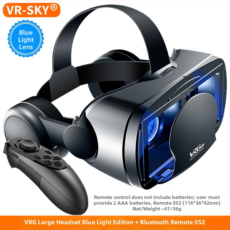 VRGPro VR szemüveg, kék szemvédő, új, nagyméretű fejhallgató, mobiltelefon, virtuális valóság sisak, 3D VR, határokon átnyúló választék