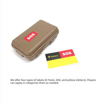 Mali EDC alat za preživljavanje na otvorenom, otporan na udarce, vodootporna kutija, zatvorena kutija, kolekcija za preživljavanje na terenu