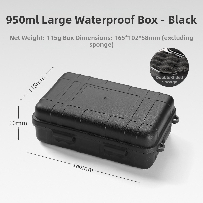 Mali EDC alat za preživljavanje na otvorenom, otporan na udarce, vodootporna kutija, zatvorena kutija, kolekcija za preživljavanje na terenu