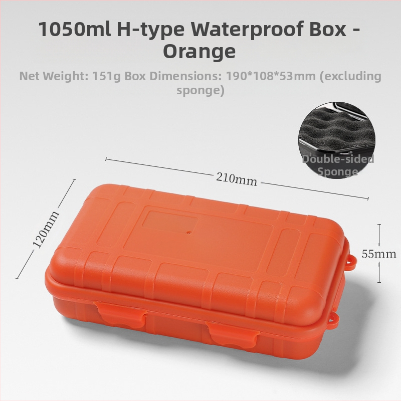 Mali EDC alat za preživljavanje na otvorenom, otporan na udarce, vodootporna kutija, zatvorena kutija, kolekcija za preživljavanje na terenu