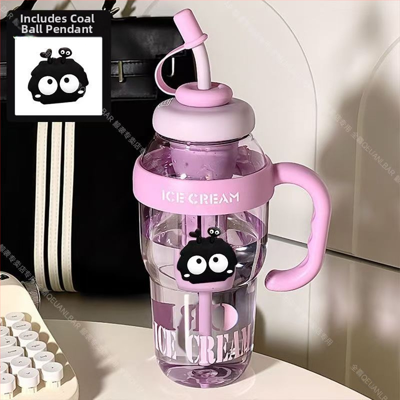 Nagy kapacitású jégpohár, kiváló ár-érték arányú lányos Big Mac nagy szájú vizespohár, praktikus szívószálas tealeeresztővel, illatosított teás műanyag pohár