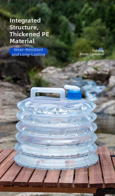 15 litru āra salokāms ūdens uzglabāšanas spainis mājas virtuvei plastmasas jaucējkrāns salokāms spainis pašbraucoša automašīnas pārnēsājama ūdens uzglabāšanas tvertne