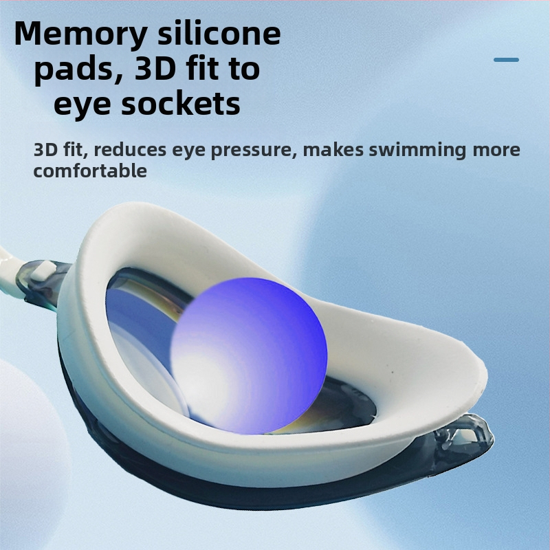 2025 нови плувни очила, трансгранични горещи професионални състезателни плувни очила HD водоустойчиви спортни очила против замъгляване на едро