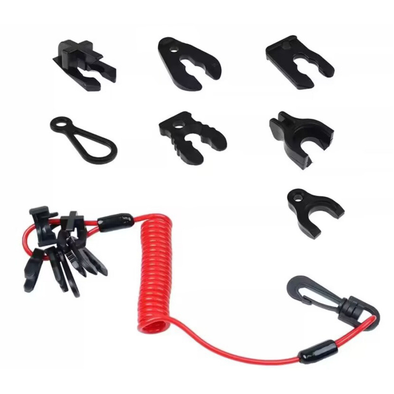 Kulcstartó lángkioltás-gátló kötél külmotor lángkioltás-kapcsoló biztonsági kötél motorcsónak vészhelyzeti biztonsági kötél jacht