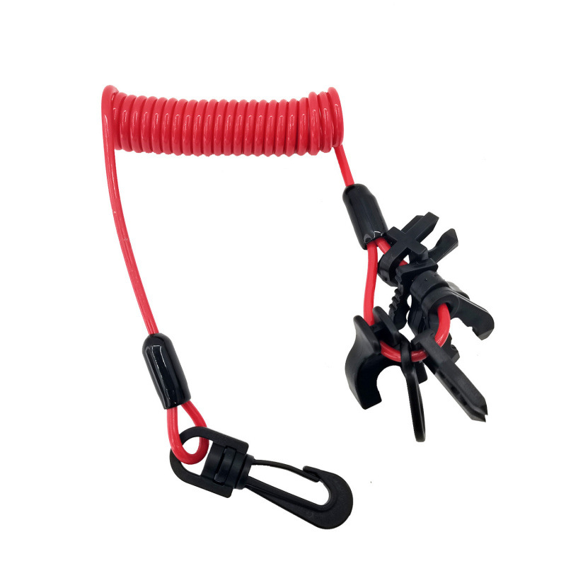 Kulcstartó lángkioltás-gátló kötél külmotor lángkioltás-kapcsoló biztonsági kötél motorcsónak vészhelyzeti biztonsági kötél jacht