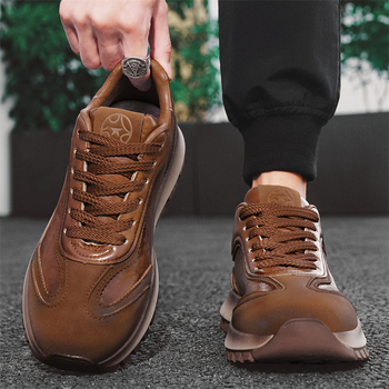 Férfi őszi és téli vintage Torre cipők új divatos hétköznapi cipők tinédzser bőr alacsony szárú sportcipők kocogócipők férfi cipők