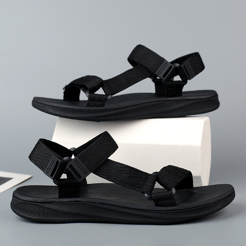 Nauji vasariniai vyriški paplūdimio bateliai, minkštu padu, lengvi lauko bateliai, tuščiaviduriai, atviri, laisvalaikio basutės, urmu