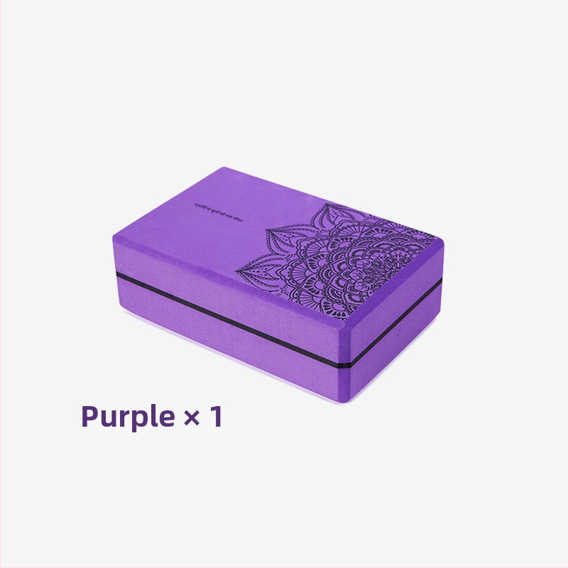 Nagy sűrűségű EVA hab jóga tégla nyomtatás gyermek táncgyakorlat kiegészítő lábtoló fitnesz tégla foltellátás