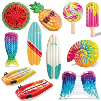 INTEX58766 ledų plūduriuojanti irklavimo pripučiama plūduriuojanti lenta suaugusiems vasaros baseinui plūduriuojanti paplūdimio pripučiama pagalvėlė