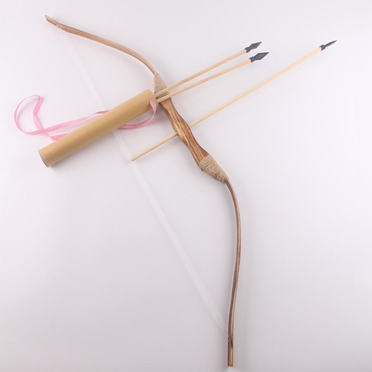 Детски играчки традиционни антични дървени лък и стрела източник производители бамбукови лък и стрела външна търговия на едро стрела на открито родител-дете