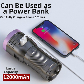 Φακός υπεριώδους ακτινοβολίας 365 μωβ χαρτονομισμάτων, κέρματα, καπνός και αλκοόλ, αντι-παραχάραξη, φθορισμός 80W, ειδικό μωβ φως αναγνώρισης SV74