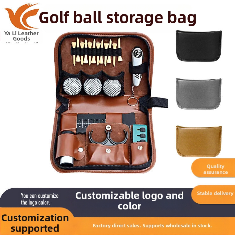 Tarpvalstybinis odinis golfo reikmenų krepšys, nešiojamas lauke, daugiafunkcis golfo rinkinio laikymo krepšys su logotipo spausdinimu