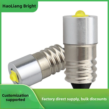 E10 T4W 3W 3V-12V 6V-24V didelės galios LED žibintuvėlio pakaitinė lemputė priekiniam motociklui