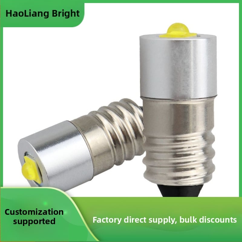 E10 T4W 3W 3V-12V 6V-24V високомощна LED крушка за фенерче, резервна крушка за предна част на мотоциклет