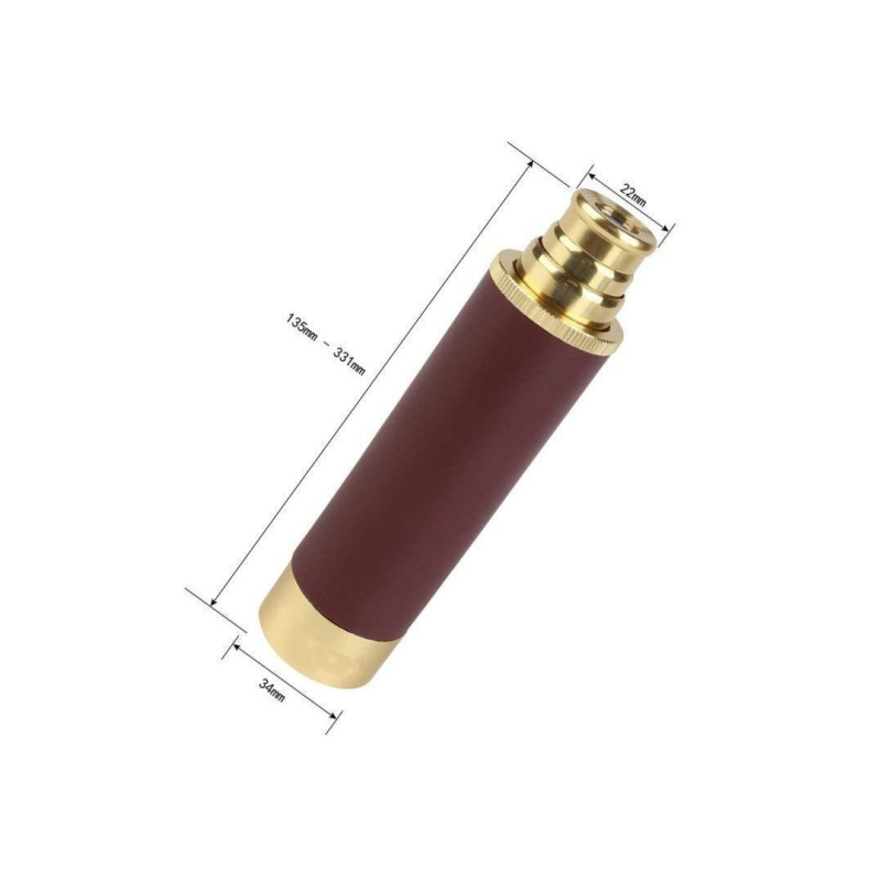 25x30-as monokuláris távcső nagy teljesítményű HD távcső zsebes kalóztükör bőrtáskával ajándékba