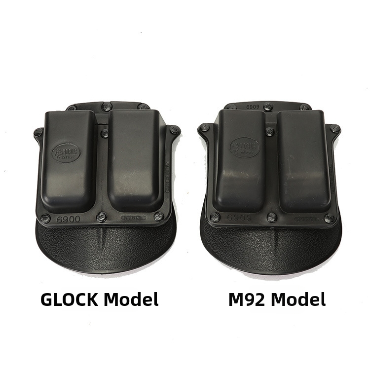 Taktinis „Glock G17 M92“ dvigubos eilės juosmens greito užtraukimo rinkinys 6900 6909 šovinys