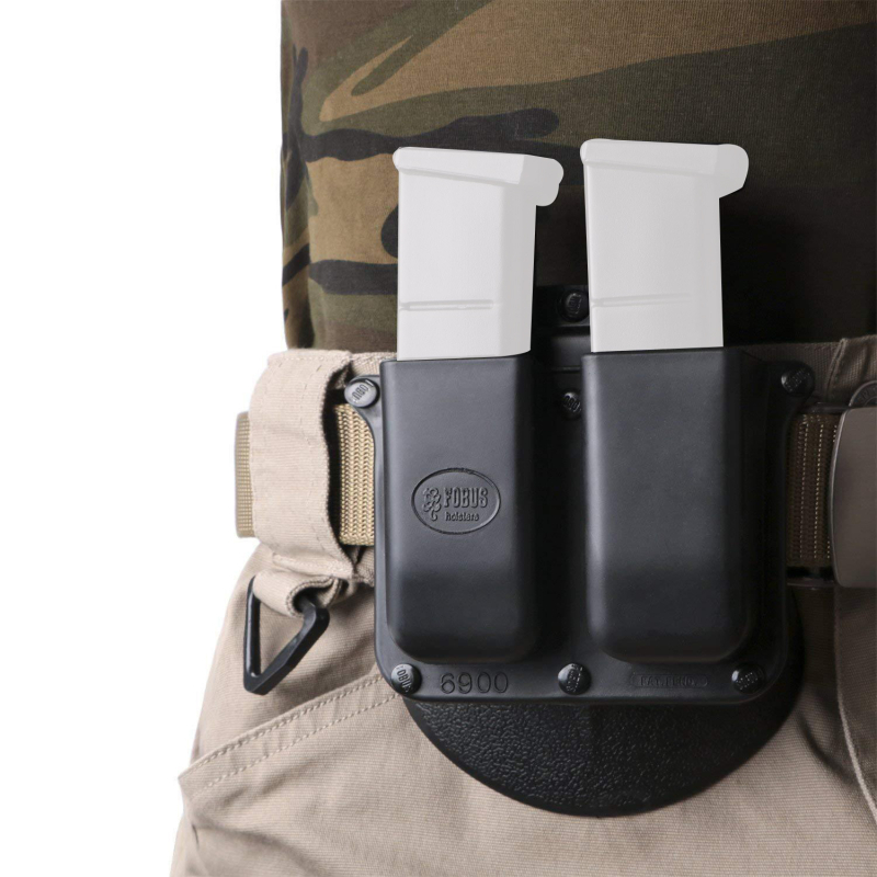 Taktinis „Glock G17 M92“ dvigubos eilės juosmens greito užtraukimo rinkinys 6900 6909 šovinys