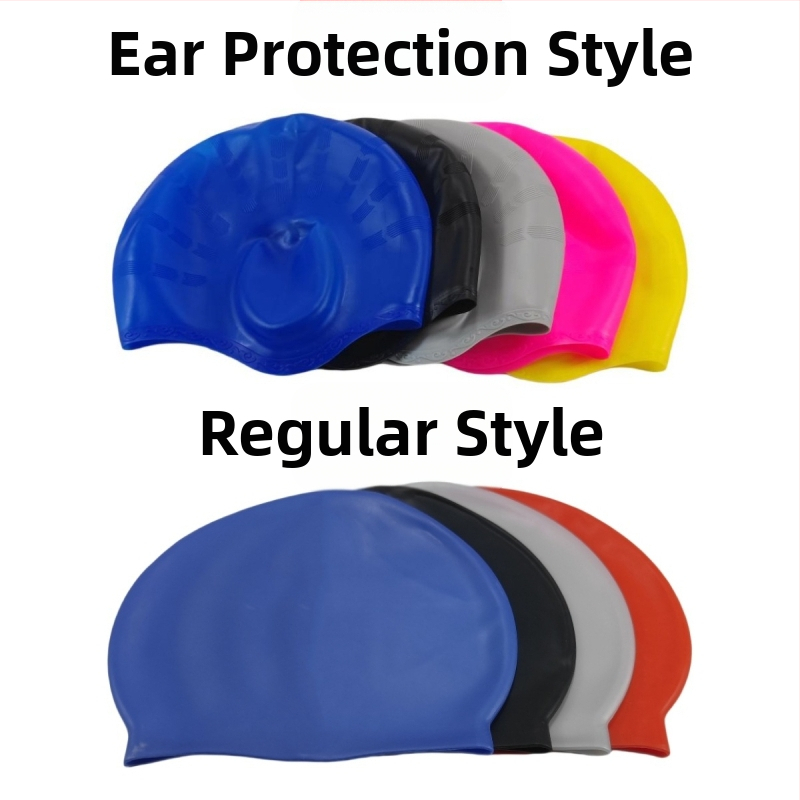 2025 Нова защита за уши Шапка за плуване Трансгранична ексклузивна водоустойчива шапка за плуване с код за TikTok плувно оборудване Най-продаван нов продукт