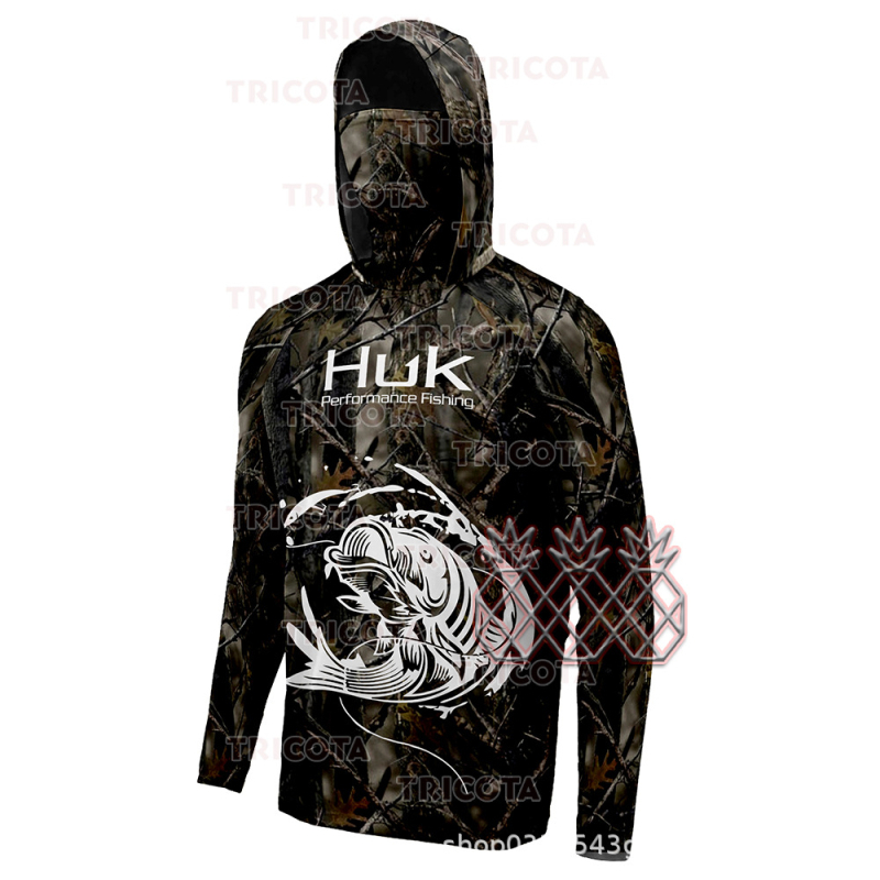 Huk kalastuspükste kapuutsiga kevad- ja suvepükste uued pikkade varrukatega kapuutsiga kalastusriided