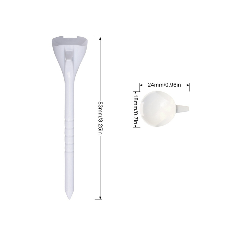Голф тий Kaiersn, кутия, 10°, издръжлив голф тий, с кантар