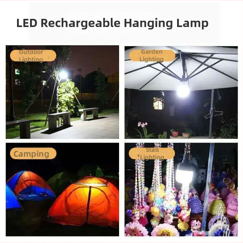 Nešiojamas daugiafunkcis nešiojamas kabliuko stiliaus kempingo žibintas, skirtas astigmatizmui, minkštos šviesos kiosko remonto įrankių žibintuvėlis