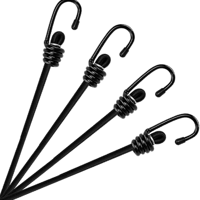 Elastinga, elastinga, elastinga virvė su kabliu motociklo rišimo virve Elastinė bagažo virvė, poliesterio lateksas, didmeninė prekyba sandėlyje