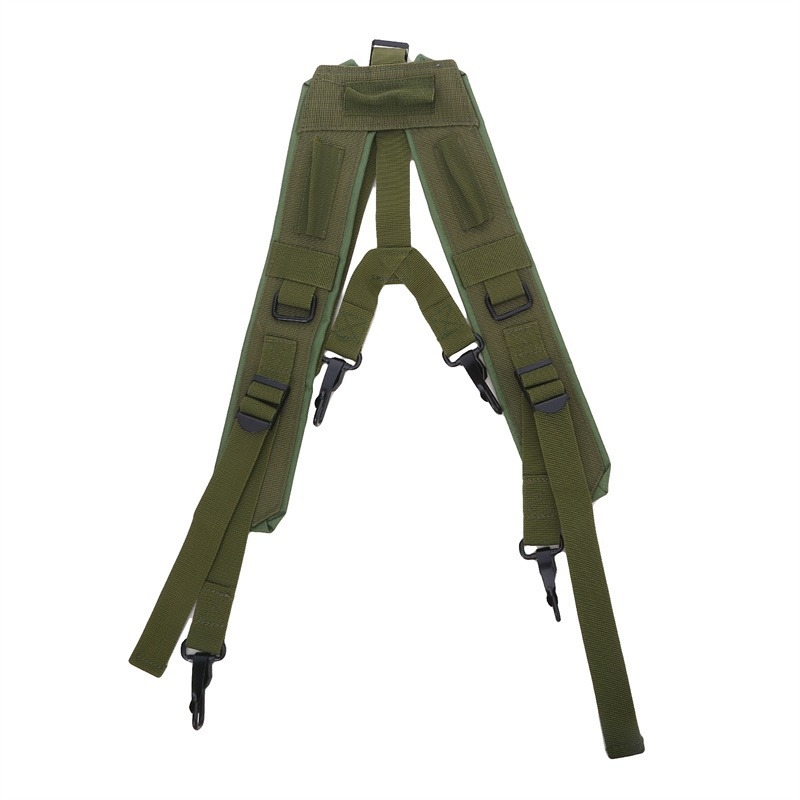 Kültéri katonai rajongó CS taktikai Y öv többcélú deréktömítés fényképezőgép fotózás teherhordó dupla vállpántos mellkasi heveder raktáron