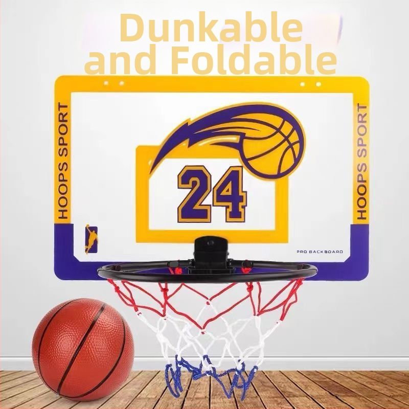 Bērnu basketbola rāmis bez perforatora, piekarināms, salokāms mājsaimniecības basketbola statīvs, iekštelpu grozs, āra šaušanas rotaļlietas