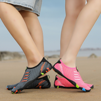 Piiriülesed meeste ja naiste Traceway jalanõud siseruumides kasutatavad fitnessjalanõud paaridele mõeldud õues kasutamiseks mõeldud kahlamisjalanõud pehme tallaga nahale kleepuvad ujumis- ja kiiresti kuivavad rannajalanõud