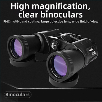 Binoklid Öönägemine Suure võimsusega kõrglahutusega 10X50 Välireiside teleskoop Kaasaskantav kõrglahutusega 100X linnuvaatlusteleskoop
