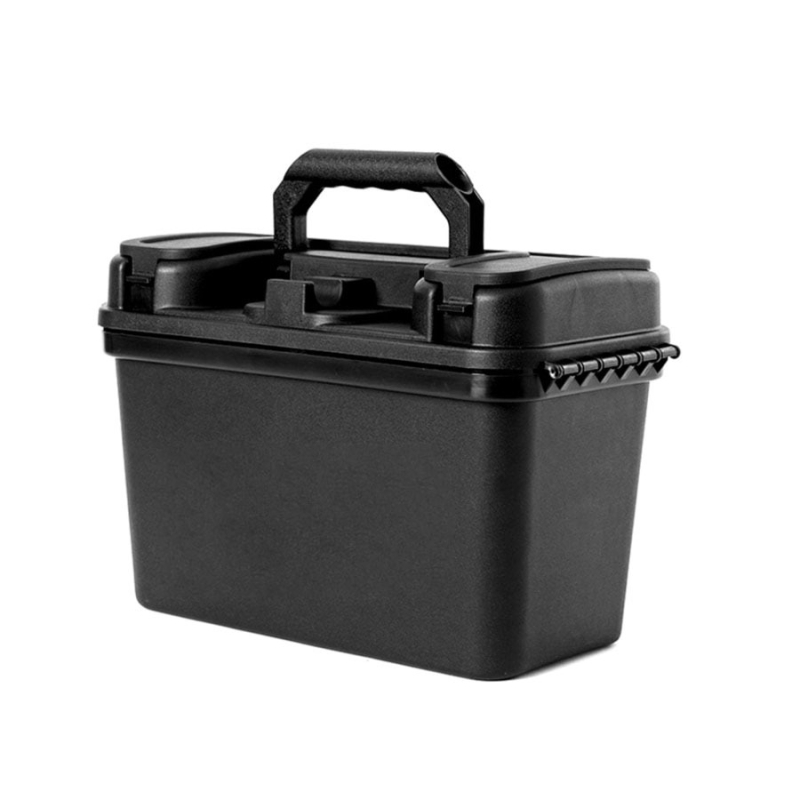 Gamyklinis eksportas aukštos kokybės plastikinė laikymo dėžė Nešiojama kulkų dėklas Nešiojama įrankių dėžė Žvejybos dėžė su rankena