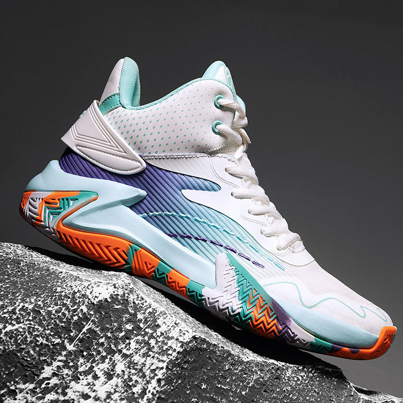 Krepšinio bateliai Vyriški pavasario ir vasaros jaunimo porų sportbačiai Studentams Sportiniai varžybų treniruočių bateliai Berniukų madingi madingi bateliai