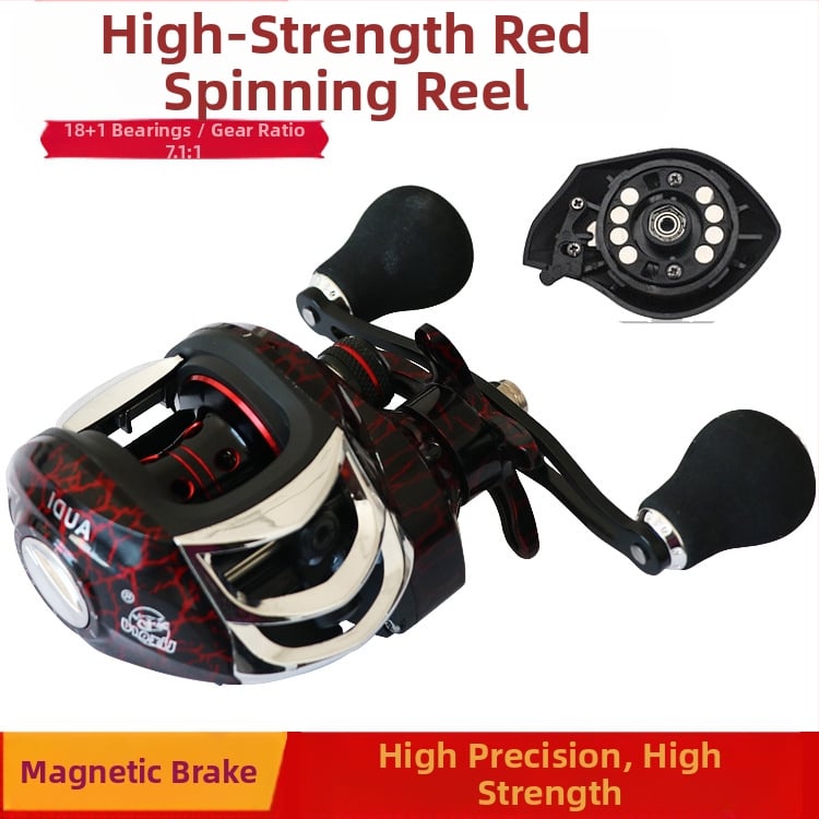 Фабрика на едро 19-осна метална тел чаша капка вода колело рибно колело път yaqiao сал риболовна макара против пържене линия риболовни принадлежности за дълги разстояния