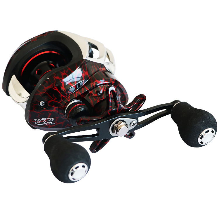 Фабрика на едро 19-осна метална тел чаша капка вода колело рибно колело път yaqiao сал риболовна макара против пържене линия риболовни принадлежности за дълги разстояния