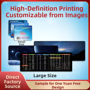 Dovanų reklaminis pelės kilimėlis didmeninė spausdinimo logotipas per didelis kompiuterio stalo kilimėlio užrakto kraštas sustorintas biuro pelės kilimėlis