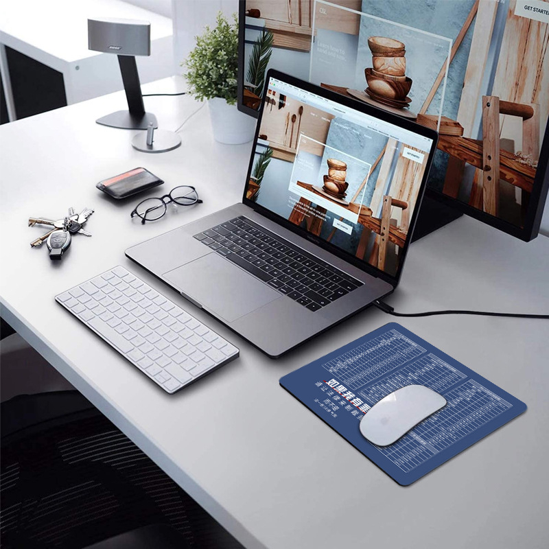 Dovanų reklaminis pelės kilimėlis didmeninė spausdinimo logotipas per didelis kompiuterio stalo kilimėlio užrakto kraštas sustorintas biuro pelės kilimėlis