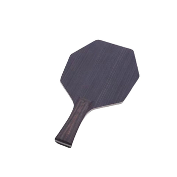 Ρακέτα πινγκ πονγκ ρακέτα εργοστασίου άμεσης τεχνολογίας από έβενο, επτά στρώσεων ξύλινη εξαγωνική λαβή βάσης σε σχήμα λαβής