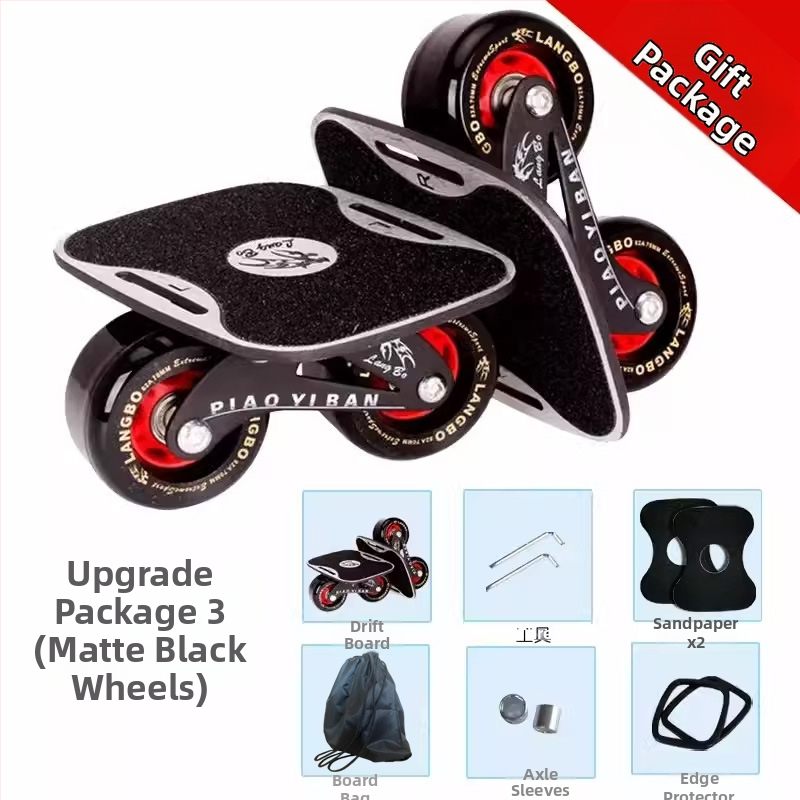 Neli põlvkonda uut triivilauda algajatele, täiskasvanutele ja lastele, neljarattaline jagatud rula, kõndimis- ja professionaalse maanteelaud